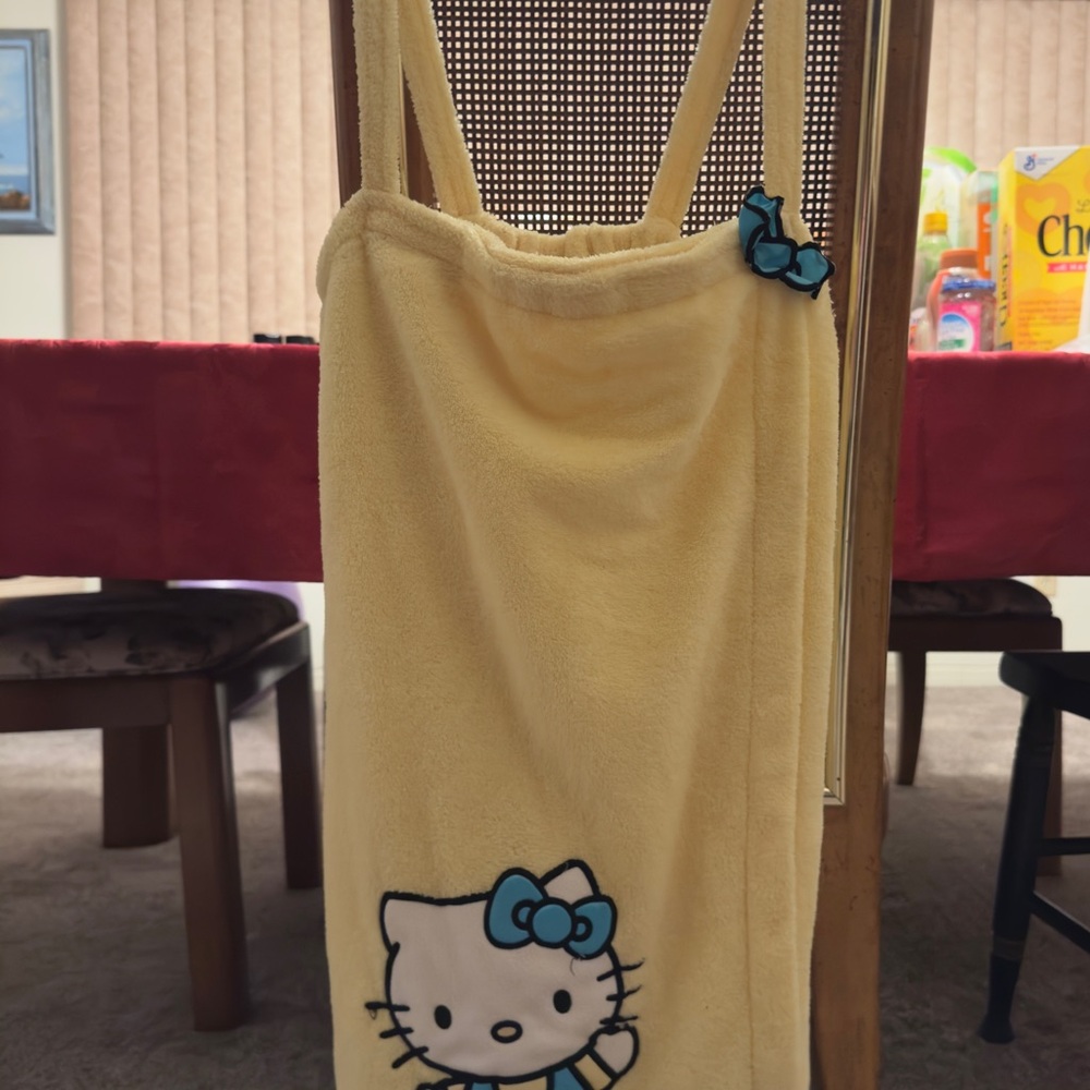 Hello Kitty Yellow Towel Dress